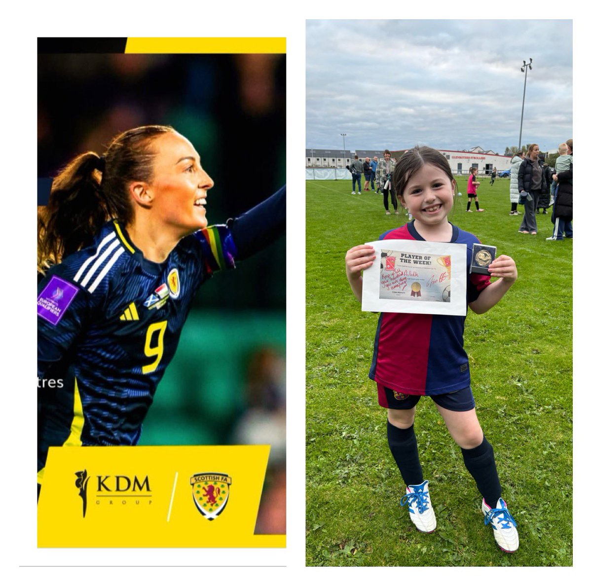 Glenrothes Strollers CC (@strollers1973) on Twitter photo Our KDM has been busy busy
So busy coach forgot to get a picture last week so here is this weeks and last weeks
Trainer of the week .
<a href="/ScotFAEast/">East Region</a>
#footballforall
<a href="/FifeHSCP/">Fife Health & Social Care Partnership</a>
<a href="/itscarolineweir/">Caroline Weir</a>
<a href="/ScottishFA/">Scottish FA</a>
<a href="/FifeCouncil/">Fife Council</a> Our KDM has been busy busy
So busy coach forgot to get a picture last week so here is this weeks and last weeks
Trainer of the week .
<a href="/ScotFAEast/">East Region</a>
#footballforall
<a href="/FifeHSCP/">Fife Health & Social Care Partnership</a>
<a href="/itscarolineweir/">Caroline Weir</a>
<a href="/ScottishFA/">Scottish FA</a>
<a href="/FifeCouncil/">Fife Council</a>