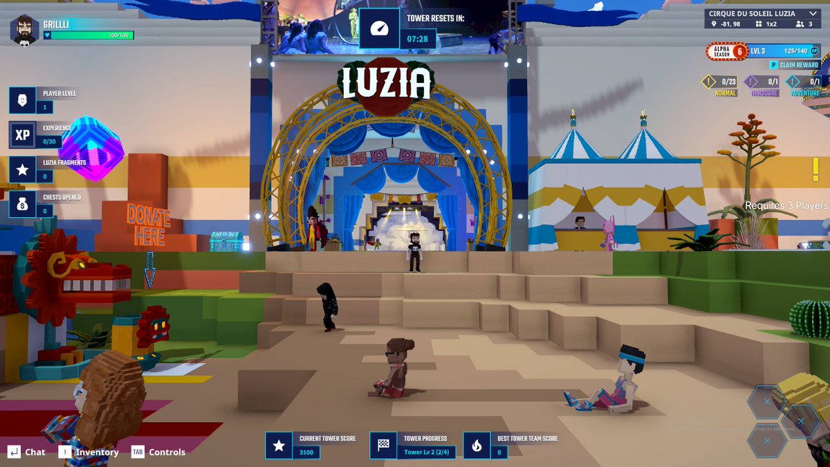 Grillli3's tweet photo. Couldn't resist taking a picture with the Luzia Arch in the Cirque du Soleil Experience 

@TheSandboxGame  https://t.co/3b750rfnD9 https://t.co/X1vymRN0FH