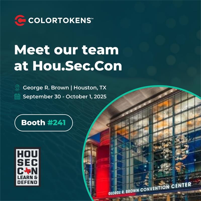 ColorTokensInc's tweet image. 🌟 Houston, we’re coming your way!
Stop by Booth #241 to connect with our experts and see how #microsegmentation is transforming breach defense across several critical industries.
Book your meeting now: bit.ly/4pCcsWR
#houseccon #BeBreachReady #Cybersecurity #zerotrust