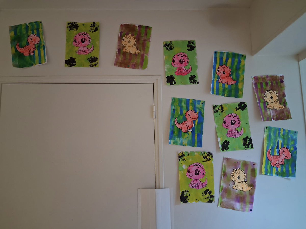 Les PS MS sont heureux de vous présenter leur exposition « Petits Dinos deviendront grands »