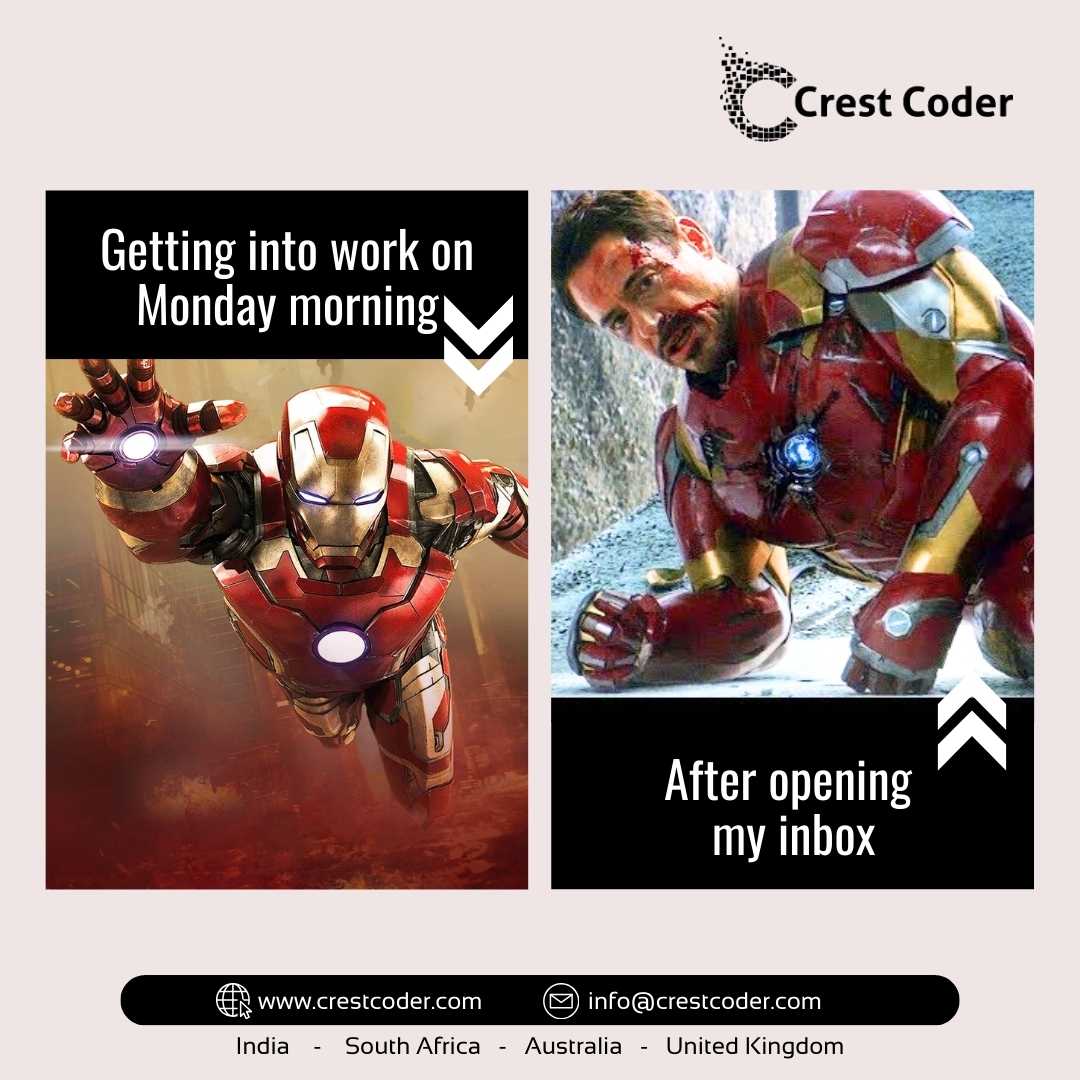 CrestCoder's tweet image. Monday mood 😎