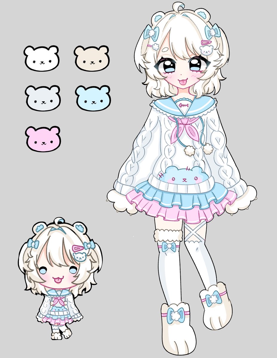 itzpupcake's tweet image. ⤷ polar bear adoptable 🐻‍❄️🩵 ˎˊ˗ 
⋆˙⟡ sb - $50
⋆˙⟡ mi - $5

────୨ৎ────

i put a lot of effort into her, i’m gonna make more adopts soon! ( ˶ˆᗜˆ˵ ) #adoptable #vtuberdesign