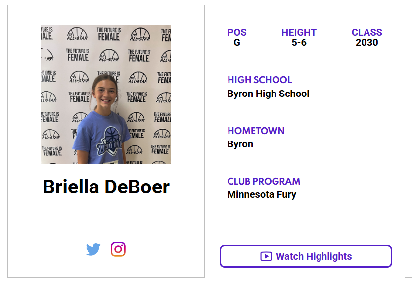 Minnesota Jr. All-Star GBB tweet media