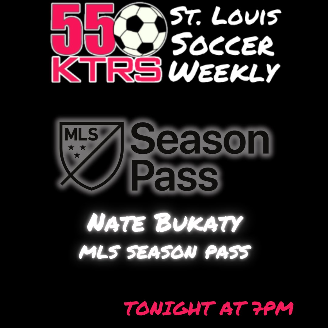 Tune in tonight at 7pm on the <a href="/BigSportsShow/">KTRS Sports</a> for St. Louis Soccer Weekly with <a href="/nate_bukaty/">Nate Bukaty</a> from <a href="/MLS/">Major League Soccer</a> season pass 

#ktrs #radio #soccer #talkofstl