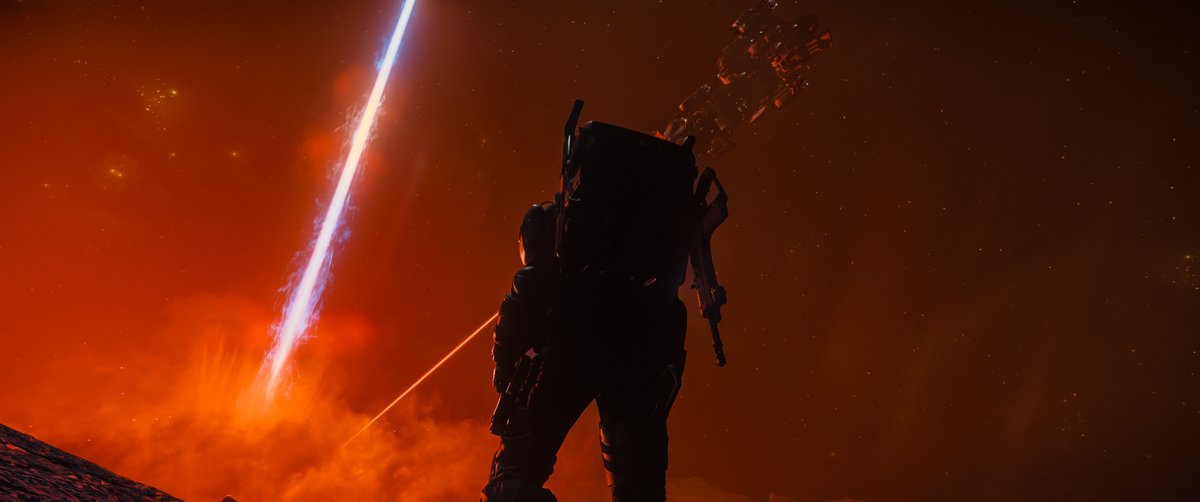 AtlasDefenseOrg's tweet image. Don’t worry guys, it’s just a light show.’ - famous last words. 💥
#StarCitizen #SpaceWarfare #GamingHumor