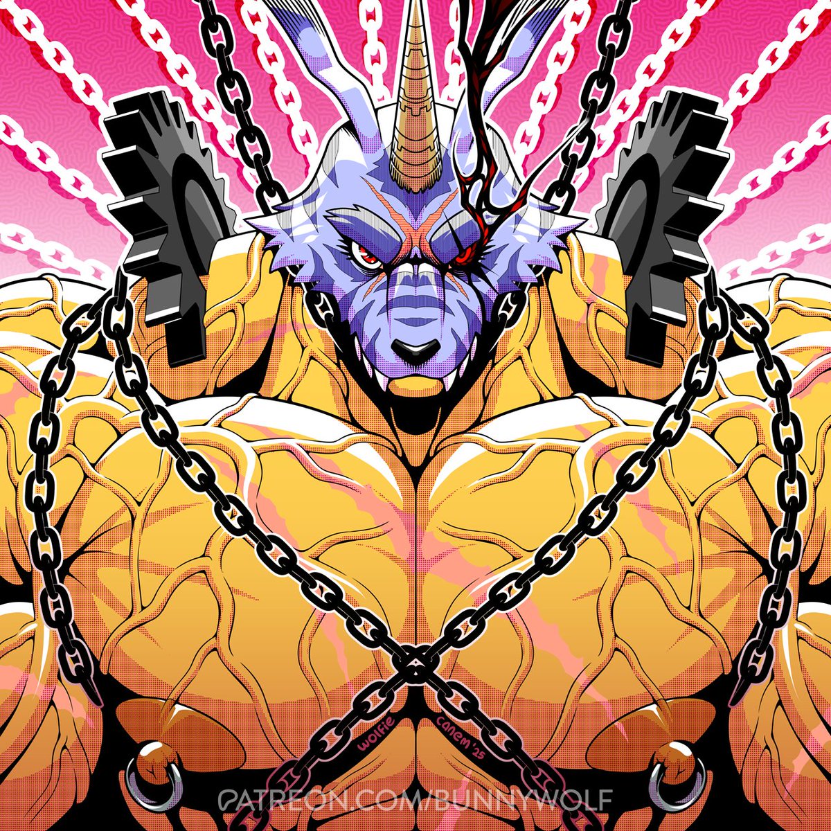 "............"

#Gabumon #digimon #bara #muscle #furry #bdsm #pecs