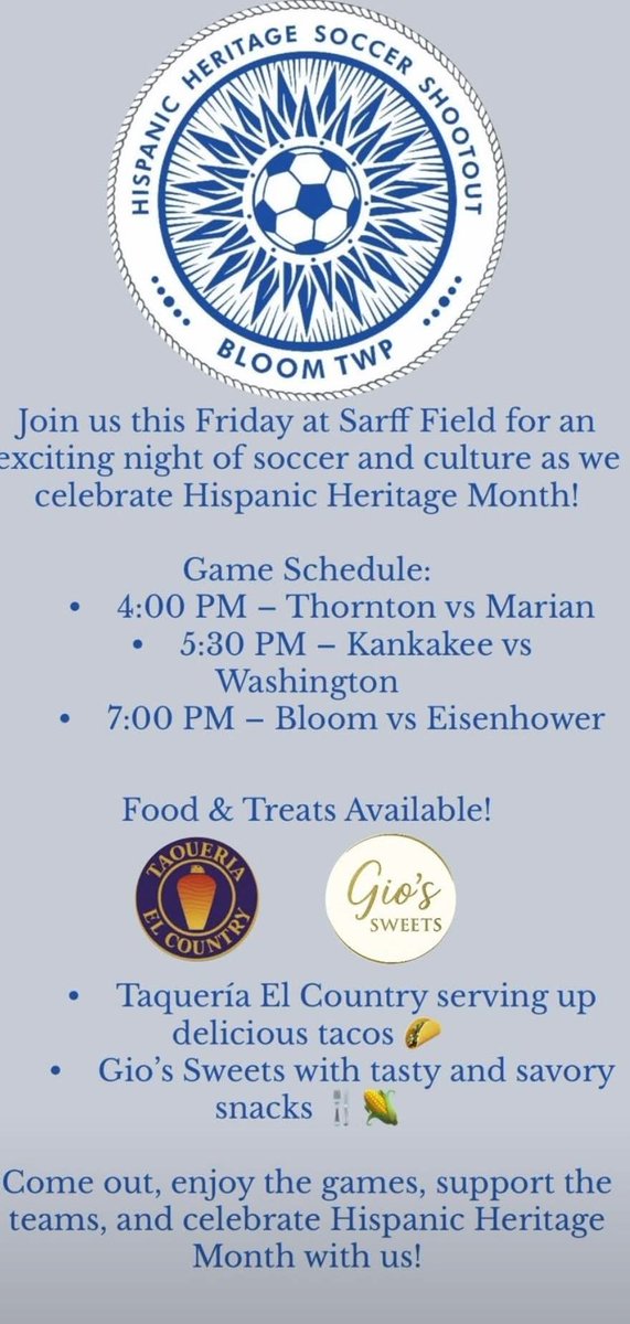 Bloom Township High School Soccer tweet media