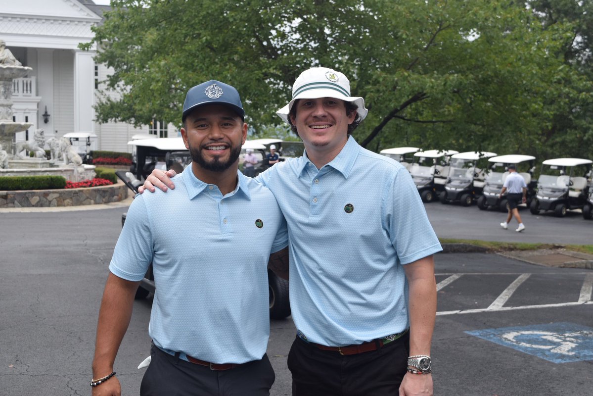 TrumpGolfDC's tweet image. Day 1 of the Fall Men’s Invitational is officially underway! It wouldn’t be a true Invitational without a little rain to keep things interesting. Here’s to great competition, camaraderie, and making the most of the fall season on our world-class courses at @TrumpGolfDC.
