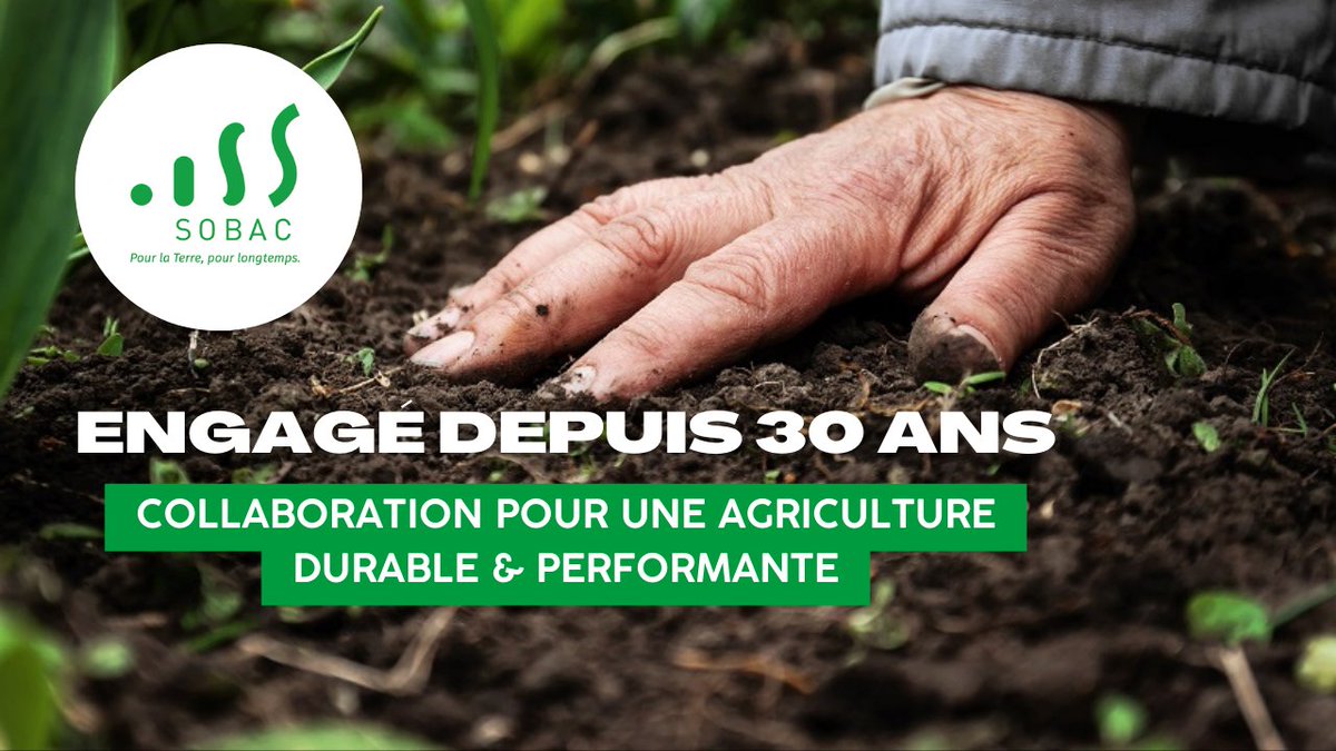 🌾 Agriculteurs, découvrez 30 ans d'engagement SOBAC pour des sols vivants et une agriculture durable !
🎥 Notre histoire, nos solutions innovantes et des témoignages inspirants : youtu.be/kSzTg_rybL0
📲 Rejoignez le mouvement !

#AgricultureDurable #SolsVivants