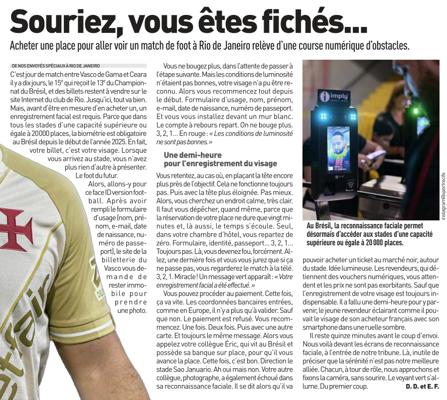 lattention_fr's tweet photo. Terreur numérique, épisode 4735896544.

#ReconnaissanceFaciale #BigBrother #Brésil https://t.co/hmMeHgKPQw