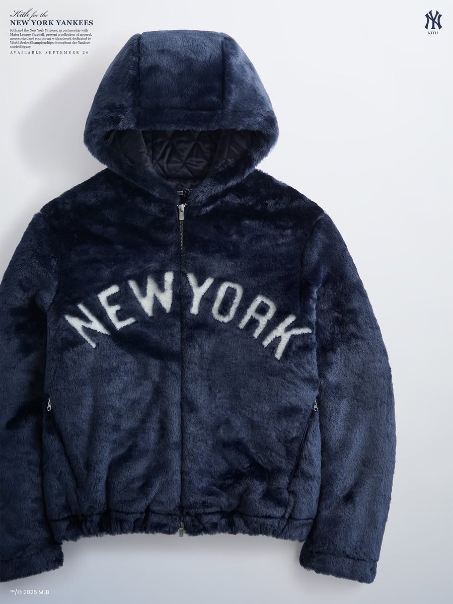 ジャケット・アウター Kith MLB New York Yankees Puffer Jacket Kith For Major League Baseball New York Yankees Midi | Depop