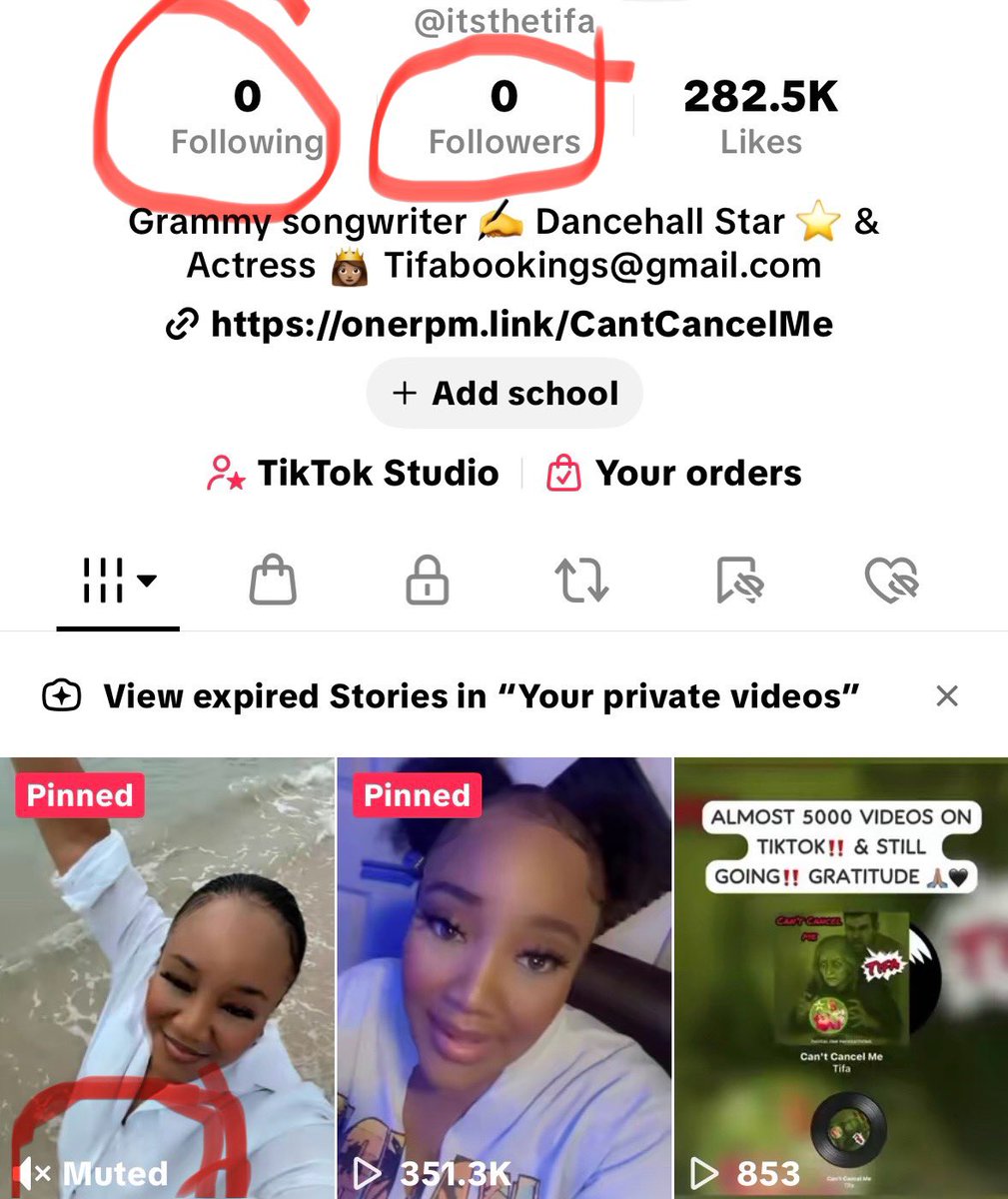 itsthetifa's tweet image. Badmind wouldn’t stop until them make tik tok flag and mute mi song! 5000 videos in less than 3 weeks with people holding a joy and motivation to CANT CANCEL ME‼️🤣 my followers were wiped to zero and now restored! 🤣 But my song “unauthorized”? How is MY song UNATHORIZED?