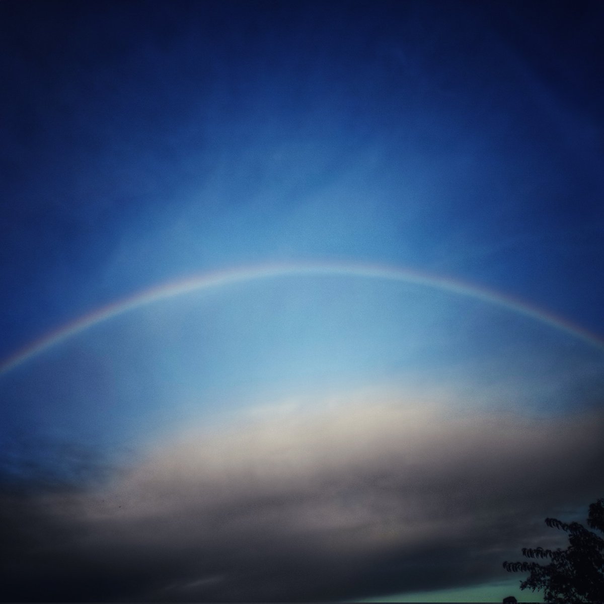 Der Himmel kann zeichnen.