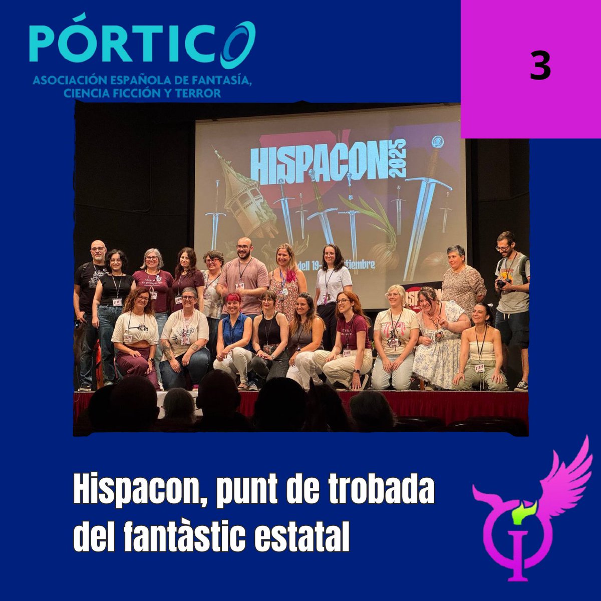 Heu estat a la <a href="/PorticoHispacon/">HispaCon 2025</a> de #Sabadell?📚

Us en fem crònica‼️

- Declaracions Stark Holborn
- Grimdark vs Hopunk🔪
- Antibel·licisme ☮️
- Final girls 🏃‍♀️
- 'Matermorfosis'👩‍🍼
- Worldbuilding 🌎
- Bizarro 🐲
- Còmic🎨
- Frikis a l'audiovisual🎥

▶️ bit.ly/46SJZEG