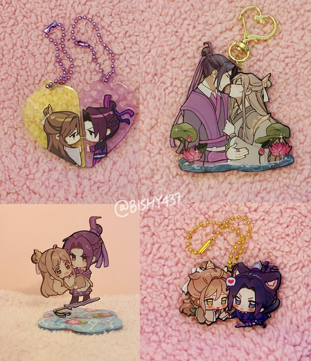 bishy437's tweet image. [RTs = 💕] They're here! Get them nowww ⬇️⬇️⬇️
🐹❄️💜💚
#SVSSS #MoShang #MDZS #SangCheng