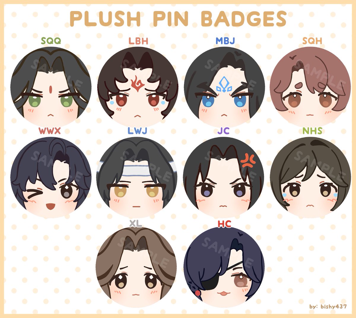 bishy437's tweet image. [RTs = 💕] They're here! Get them nowww ⬇️⬇️⬇️
🐹❄️💜💚
#SVSSS #MoShang #MDZS #SangCheng