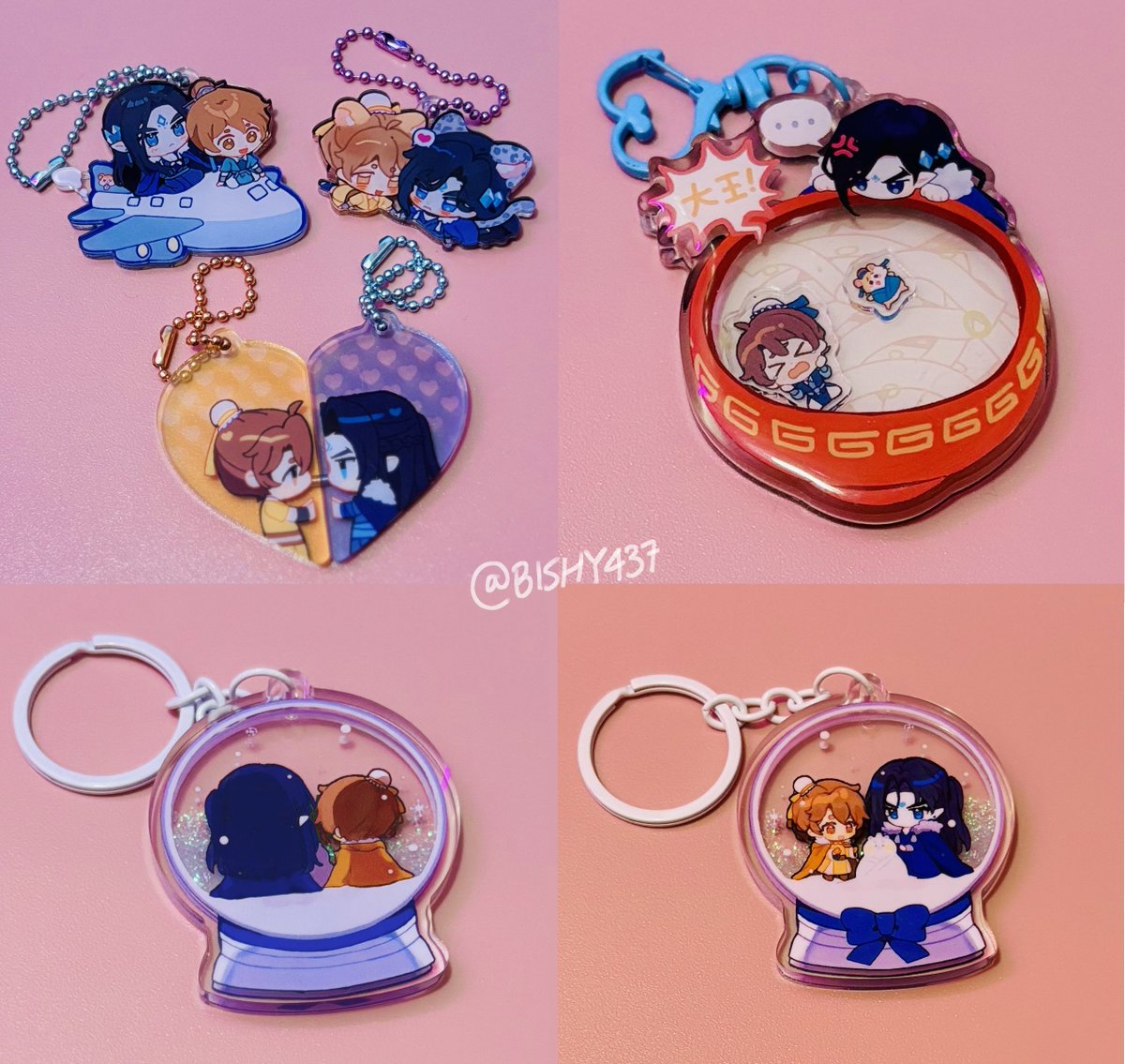bishy437's tweet image. [RTs = 💕] They're here! Get them nowww ⬇️⬇️⬇️
🐹❄️💜💚
#SVSSS #MoShang #MDZS #SangCheng