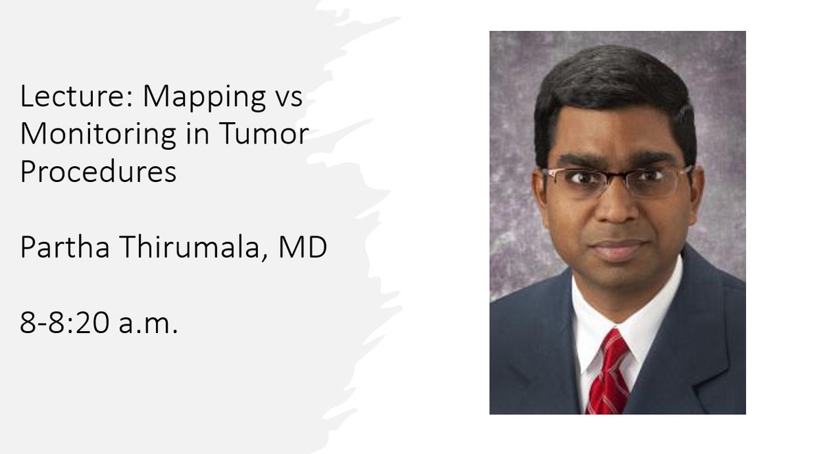 ProcircaCCN's tweet image. Mapping vs monitoring in tumor procedures – Dr. Partha Thirumala compares approaches to maximize safety and outcomes.  @Yes2healthierPA @PittNeurology  #neurology #neurosurgery #ionm #eeg