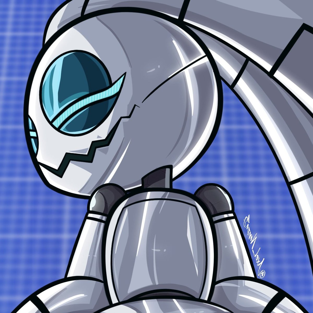 nanza_in's tweet photo. rendered @/butt_bot_anims <- (warning 18+ acct) beautiful Robot!
#robosexual #robot #fanart https://t.co/NoAx1QsPmN
