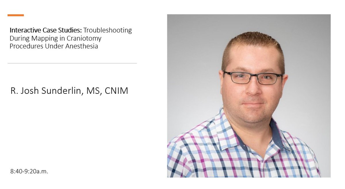 ProcircaCCN's tweet image. Interactive case studies: Troubleshooting during mapping – R. Joshua Sunderlin walks through anesthesia challenges in real time. #ionm #neurophysiology #Neurosurgery