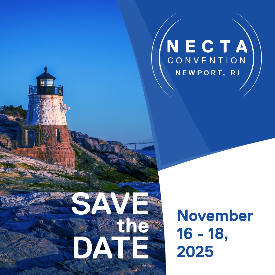 We can’t wait to be in Newport Harbor Nov 16–18 for #NECTA2025! The countdown is on — are you as excited as we are? Register today! connectingne.com/necta-conventi…