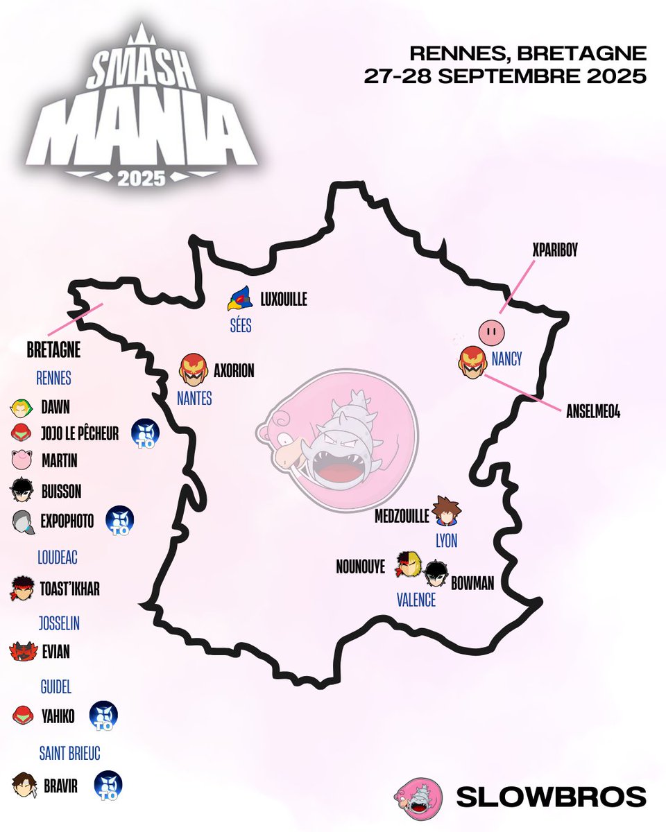 Ce week-end c'est SMASHMANIA à Rennes de <a href="/TeamAskalonn/">Team Askalonn</a> !

Pour l'occasion la plupart de nos joueurs ce sont déplacés et sont près à en découdre !

Certains seront également à la gestion de l'événement pour assurer un event incroyable 

Merci à <a href="/Buisson__/">Zzz | Buisson</a> pour ce graph pitoyable