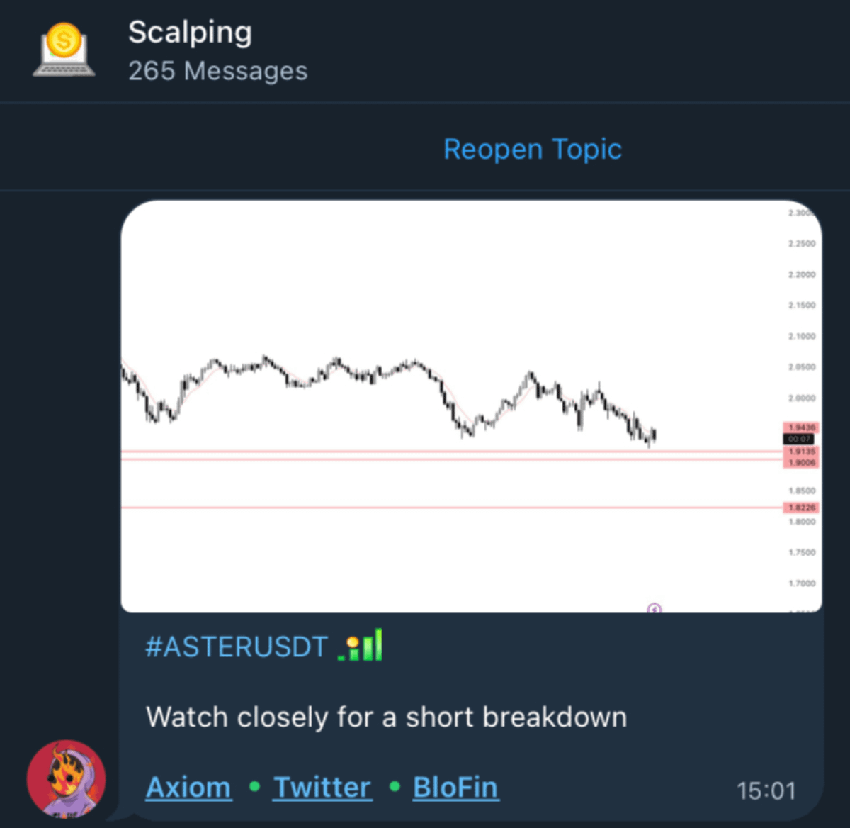 danielkim_e's tweet photo. We keep actively trading $ASTER inside Degen University

Our members already closed thousand deal profits

Join us and start winning! https://t.co/AIiyihMN7k