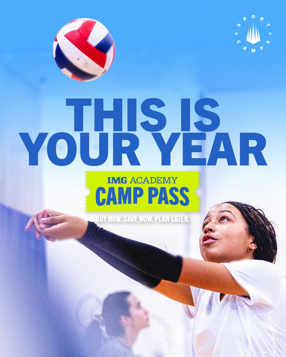 Unlock your next level with the 2026 IMG Academy Camp Pass! 

Train with elite coaches, choose your specialized path, and grow your game—physically, mentally, and emotionally. One pass. Limitless potential. 💪 

imgacademy.com/camp-pass?utm_…
