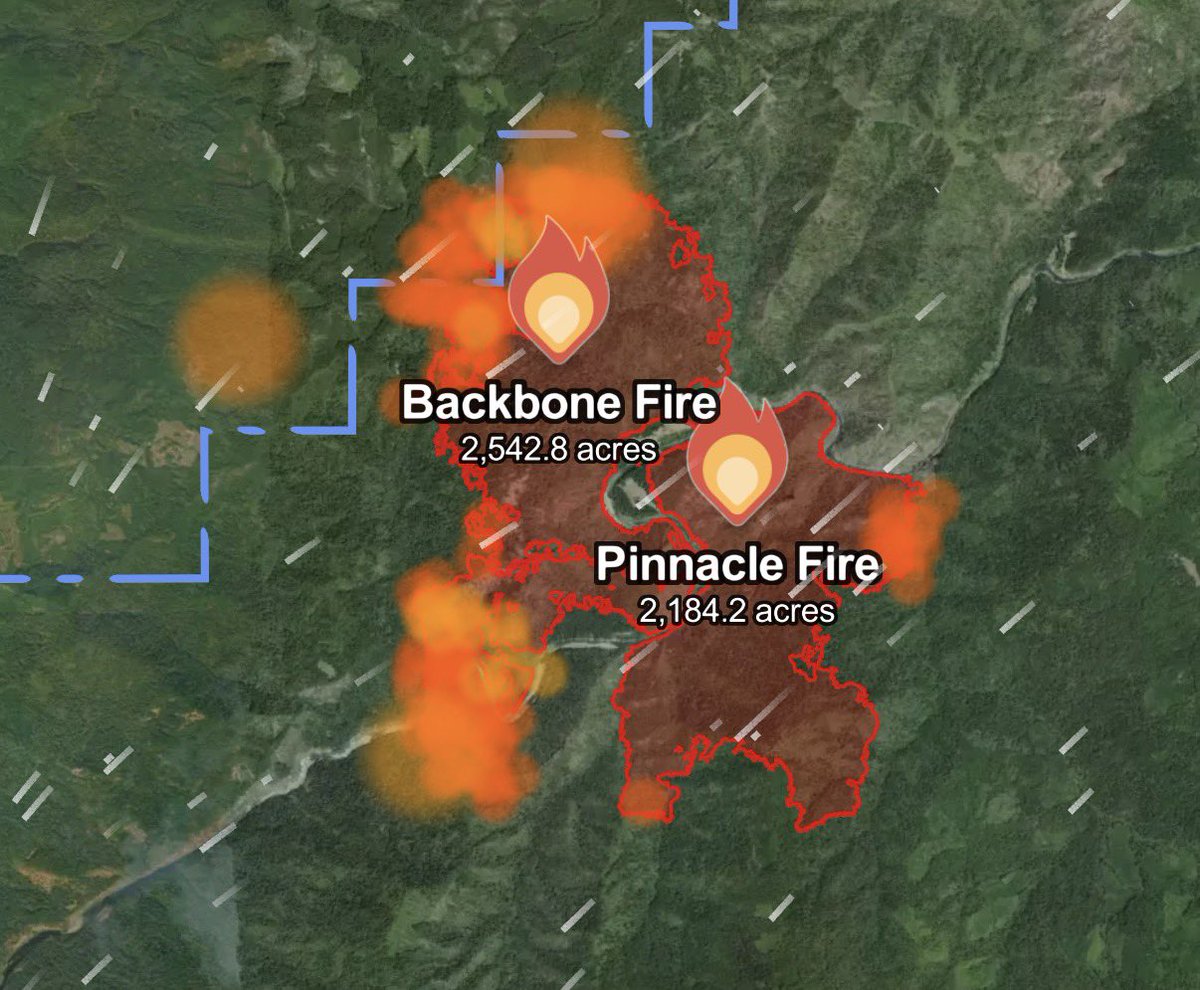 WCTOfficialYT's tweet image. 11 am advisory | the #Mooncomplex 

Weather situation:
Critical fire weather conditions over the past 24 hours has caused a significant uptick in fire behavior around the complex low humidity levels mixed with warm temperatures are expected to continue through tomorrow