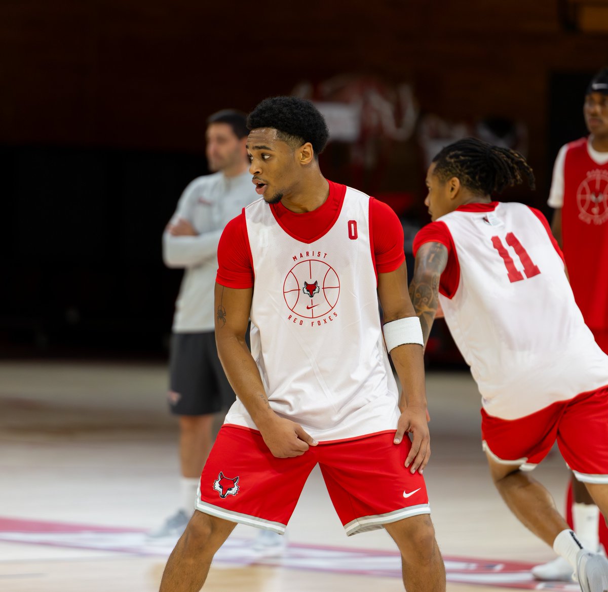 MaristMBB's tweet image. From day one to March—every rep matters 🦊🏀