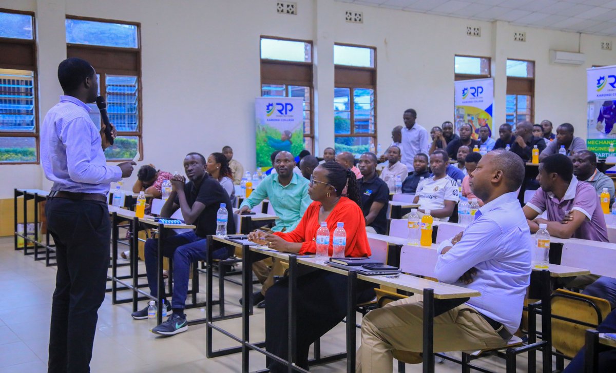 Karongi_College's tweet image. On September 24, 2025, RP-Karongi College held a general staff meeting aimed at reconsidering the shared responsibilities essential to fulfilling the institution’s core mandate. The meeting featured interactive sessions centered on:

✅ Effective use of the Rwanda Polytechnic…