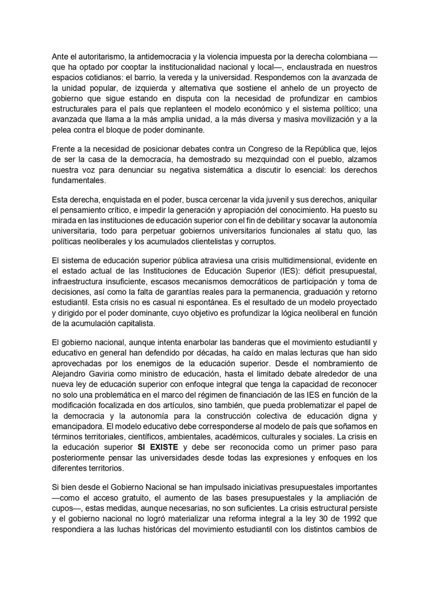 ACEU Colombia tweet media