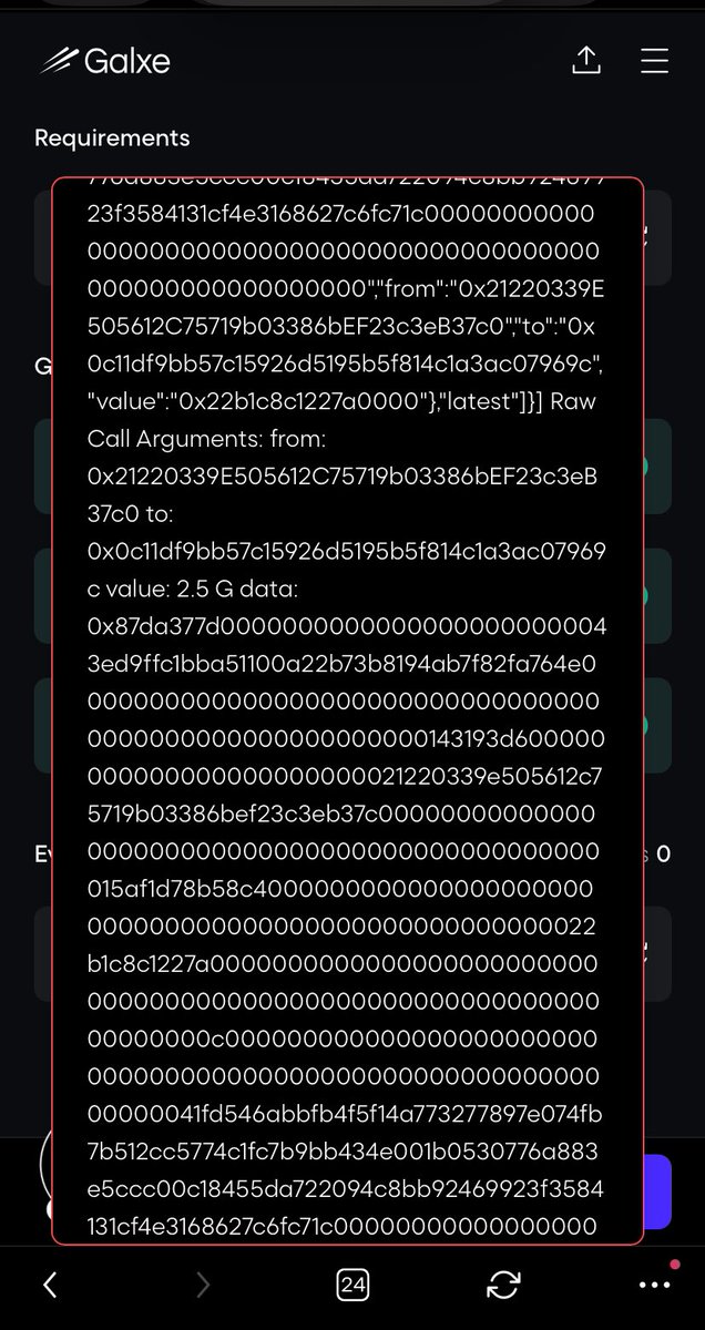 buchiimane's tweet photo. @ForteProtocol @GalxeQuest @Galxe This issue has been reoccurring in the last quest dunno why https://t.co/gwfaX3wPSC