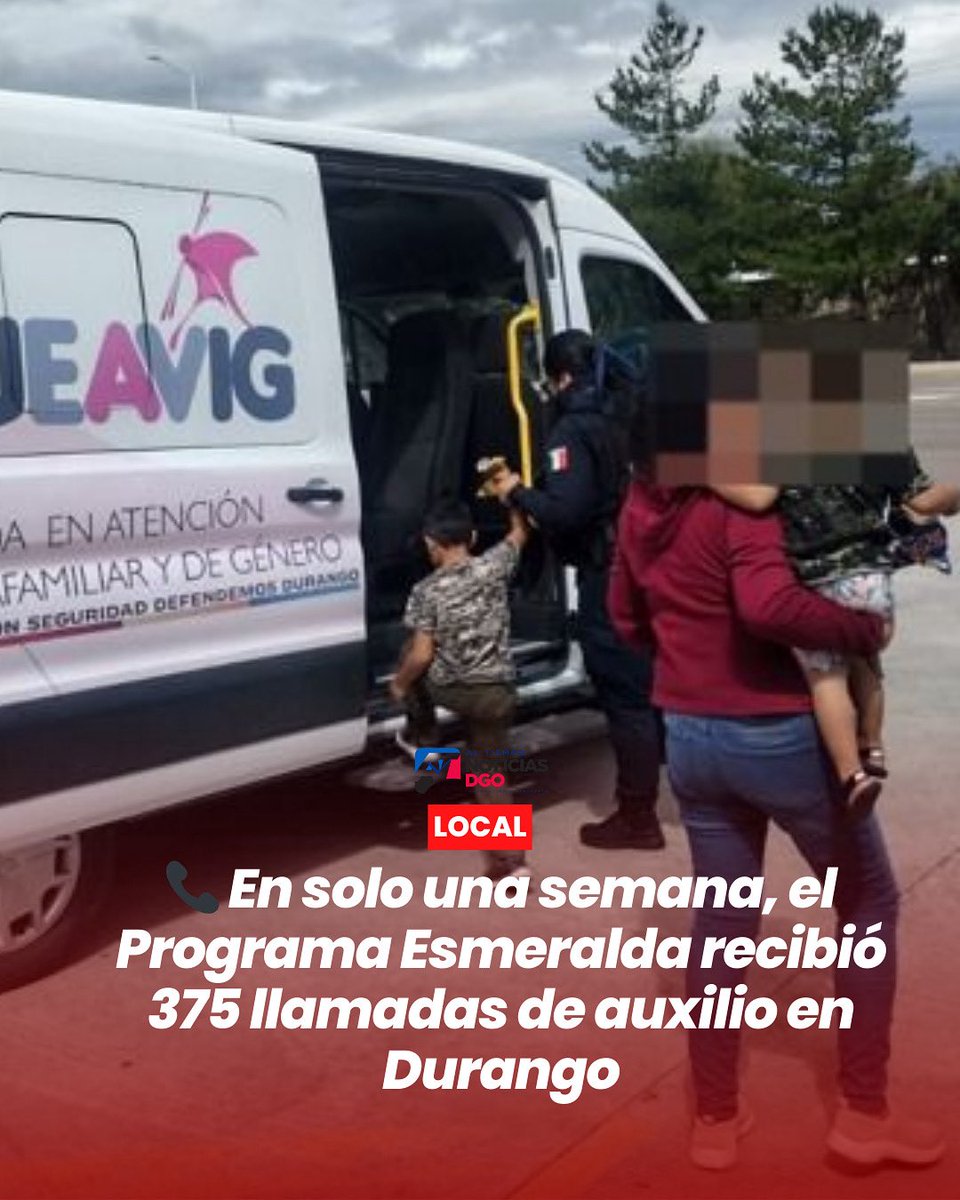 AlTiempoDgo's tweet image. 📞 En solo una semana, el Programa Esmeralda atendió 375 llamadas de auxilio en #Durango.
👉 145 casos de violencia familiar fueron canalizados a instancias de justicia y protección.

💜 Mujeres, niñas, niños y adolescentes NO están sol@s.

#NoMásViolencia #ProgramaEsmeralda