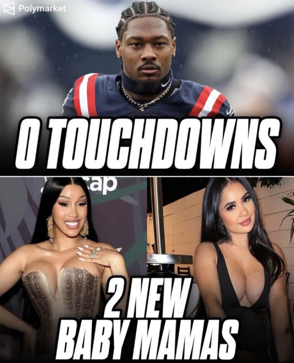Wild stat of the day:
Stefon Diggs has more baby mamas (2) than touchdowns (0) in 2025.