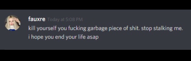 TheHanoverApt's tweet photo. Hey @twitch please investigate these threats streamer @fauxre made to streamer mrredmoth 
This is breaking TOS. I am truly worried about mrredmoth https://t.co/dukQ9BSyqO