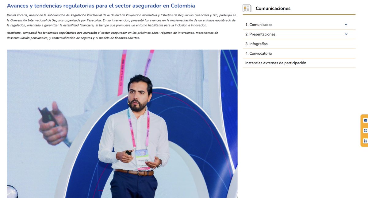 📰 #ComunicadoURF | Avances y tendencias regulatorias para el sector asegurador en Colombia. 

Lee la nota completa aquí 👇
urf.gov.co/comunicaciones…