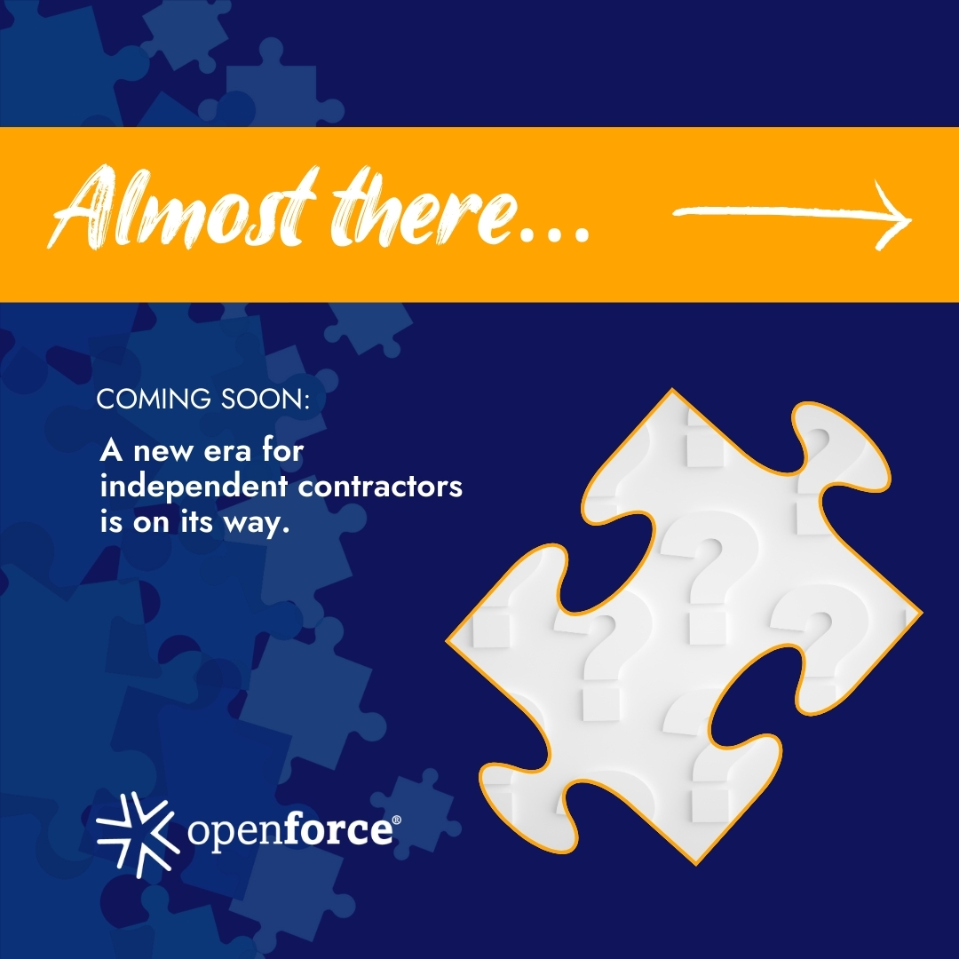 OpenforceTech's tweet image. From the first piece to the almost-complete puzzle, something big is coming for independent contractors. Are you ready?  

#PieceByPiece #BuiltForTheGrind #ContractorTools