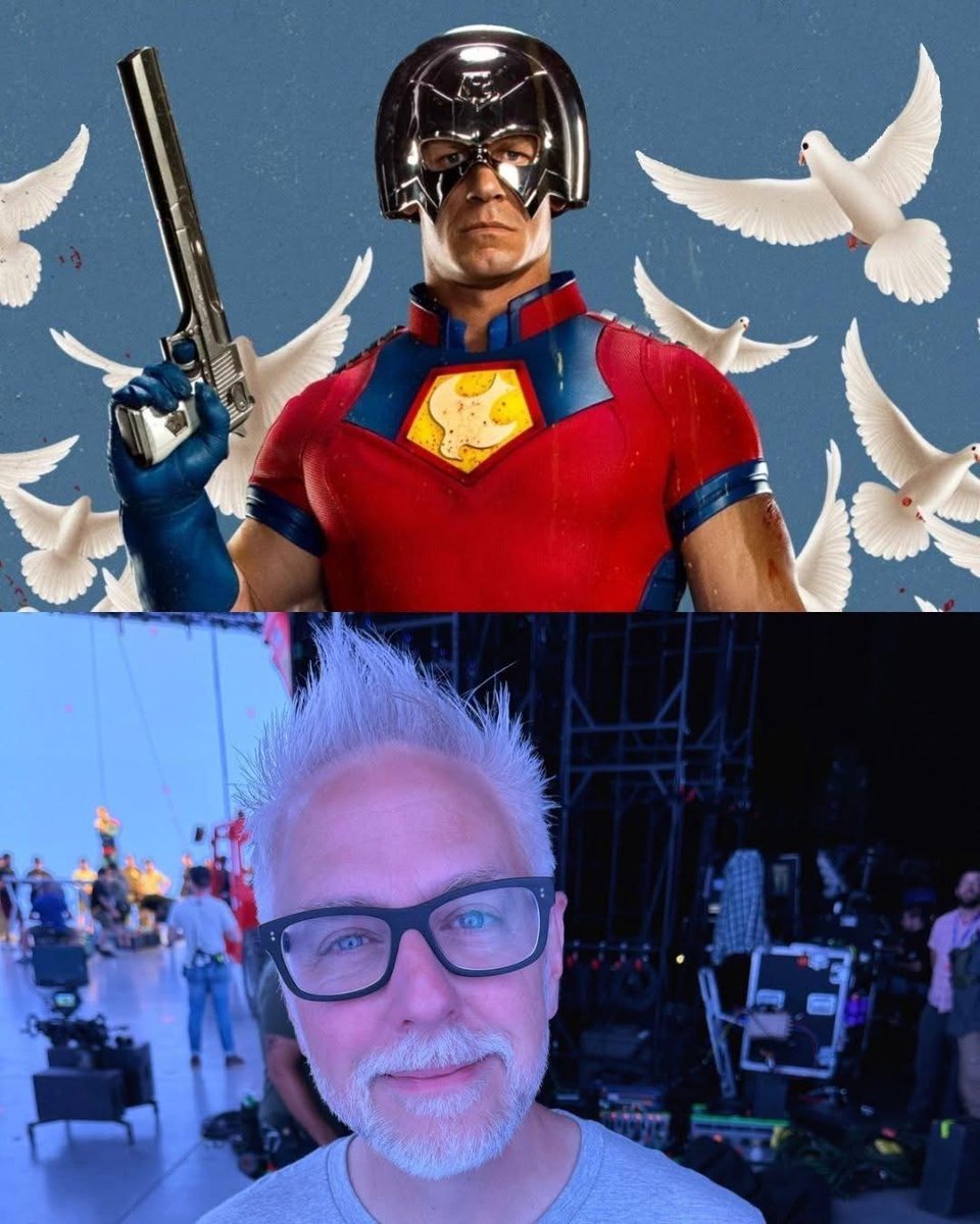 NewRockstars's tweet photo. James Gunn: “I am the one who's keeping the 3 episodes away from everybody because there's too many surprises in those last 3 episodes. Especially 6 and 8, they are just crazy, my favorite things I've ever done of anything.”

Where’s everyone’s hype level at for tonight’s episode of #Peacemaker