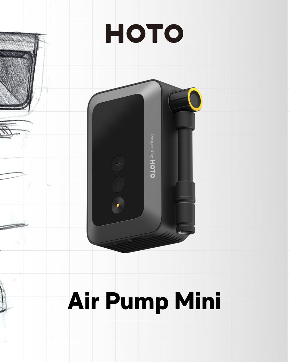 hoto_official's tweet image. “We kept redesigning its angles until it became truly easy to use and carry.” 

Discover the design behind the Air Pump Pocket! 

#HOTODay #ToolsLifestyleVision #HOTOTOOLS #DesignedbyHOTO