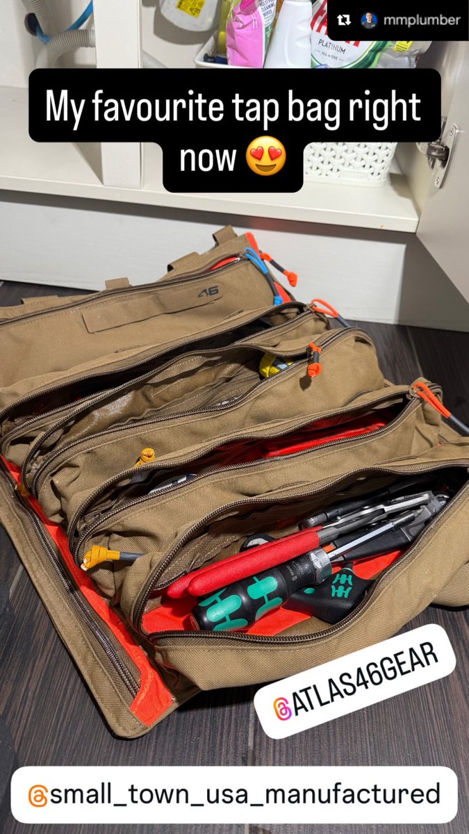 atlas46llc's tweet photo. Matthew has found a great way to use his Yorktown Tool Roll. Thanks for sharing!! 🔥🔥🔥#yorktown #toolroll #tools #toolbag #workgear #madeinthusa https://t.co/TF98qVc0qX