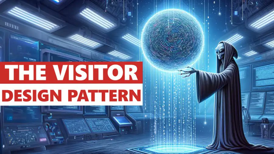 DevLeaderCa's tweet photo. 👽When I think "Visitor" my brain goes DIRECTLY to aliens...

Read more here:
https://t.co/EM4VYS3rzm

#csharp #dotnet #designpatterns #visitorpattern https://t.co/CRHPY1CWP9