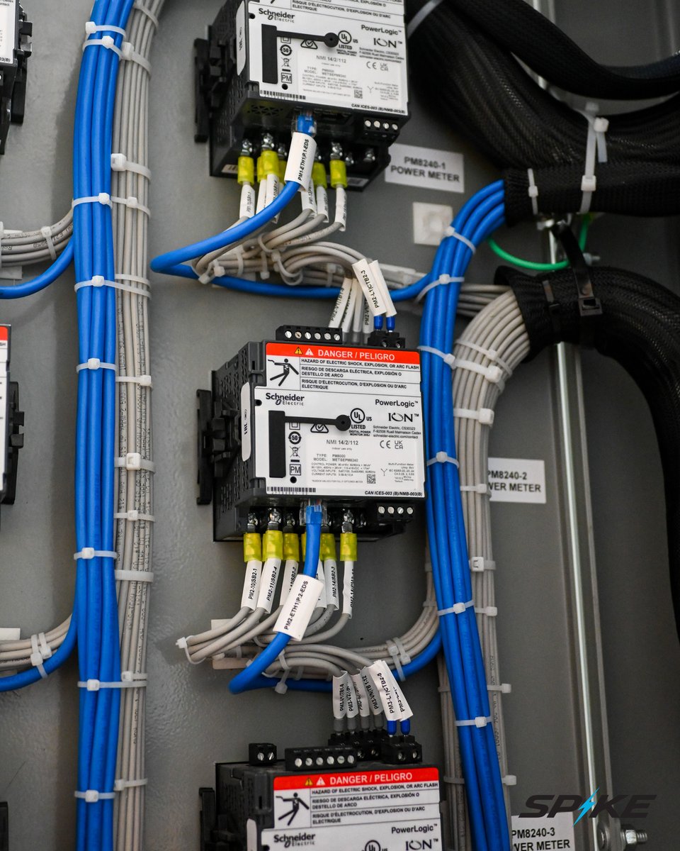 SpikeElectric's tweet image. At Spike, innovation means more than design. Custom-engineered switchgear and motor control centers that meet ANSI, IEEE, and UL standards while reducing lead times to as little as two weeks on critical units. 

Learn more at spikeelectric.com  

#SpikeElectricControls