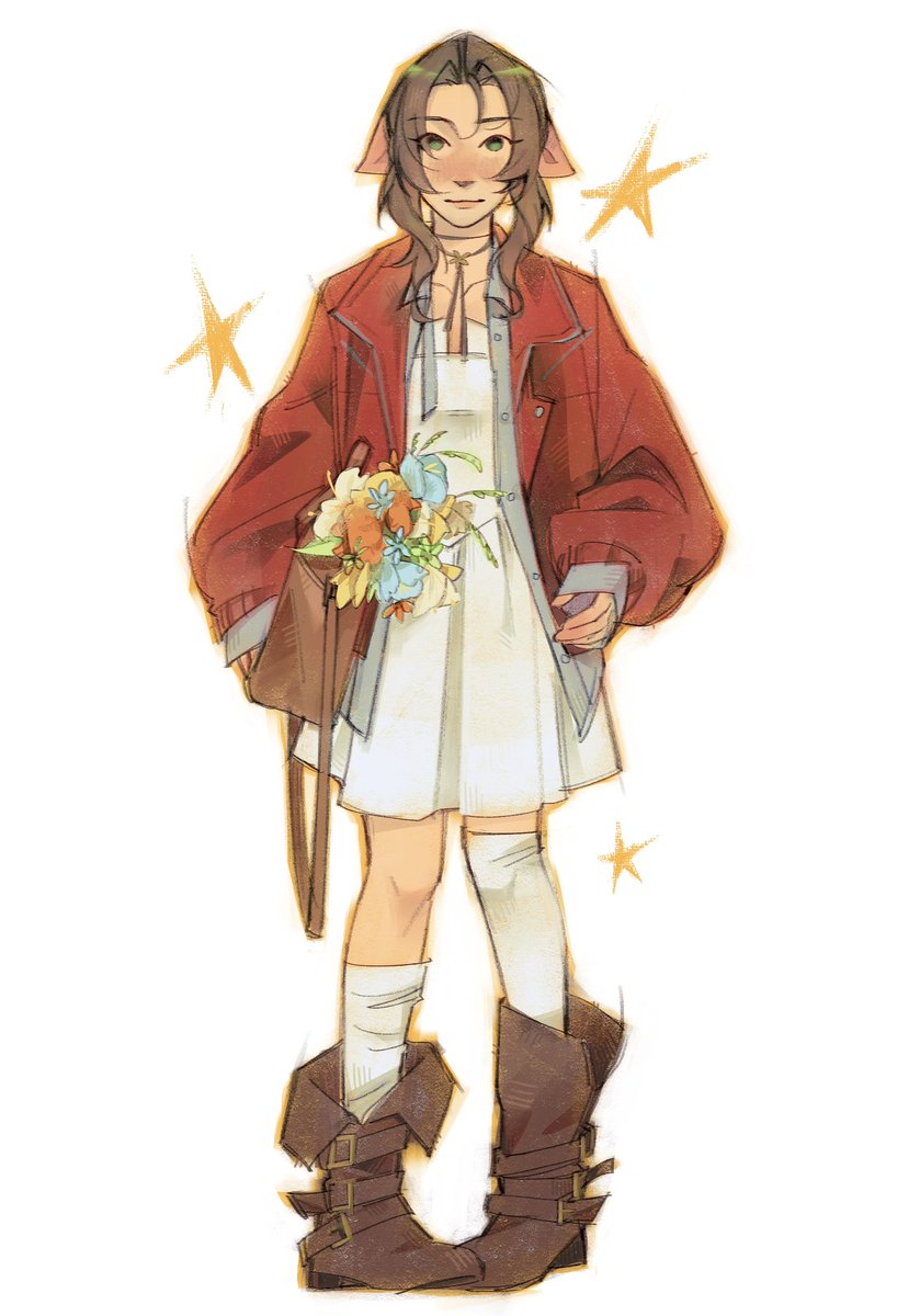 mangowzz's tweet image. Literally her🌷 #FF7 #Aerith
