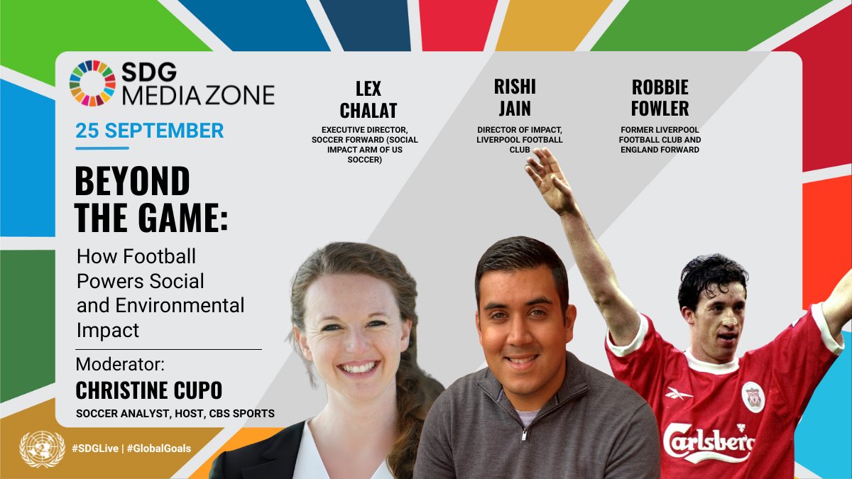 GlobalGoalsUN's tweet image. 3:30PM EDT: Football’s power goes beyond the pitch at #SDGLive. 🌟 

@Robbie9Fowler joins @ussoccerfdn to show how ⚽ ️ drives health, education, sustainability &amp;amp; inclusion for people &amp;amp; planet. @LFC @CBSSports

webtv.un.org/en/asset/k1r/k…