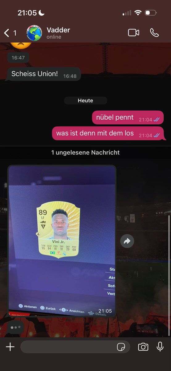vadder ganz normal zockt während VfB spielt hallo