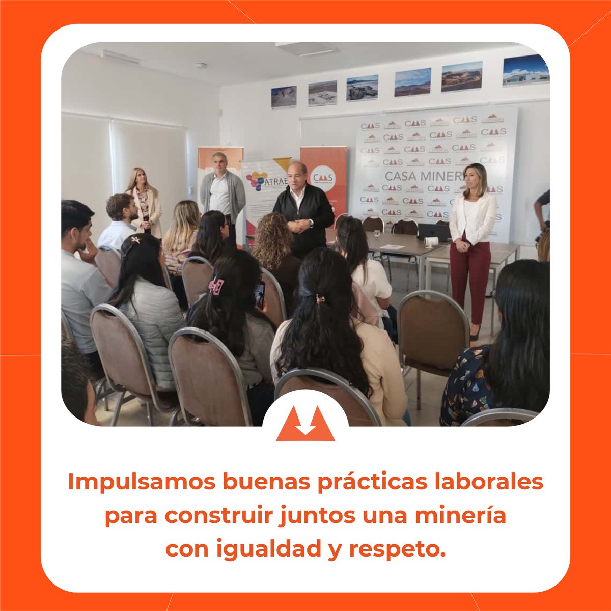 Participamos del workshop Promoviendo la Igualdad en el Mundo del Trabajo. Buenas Prácticas Empresariale, realizado en nuestra Casa Minera.

Desde la CMS apoyamos estas iniciativas por una minería con más inclusión, respeto y espacios laborales igualitarios y libres de violencia.