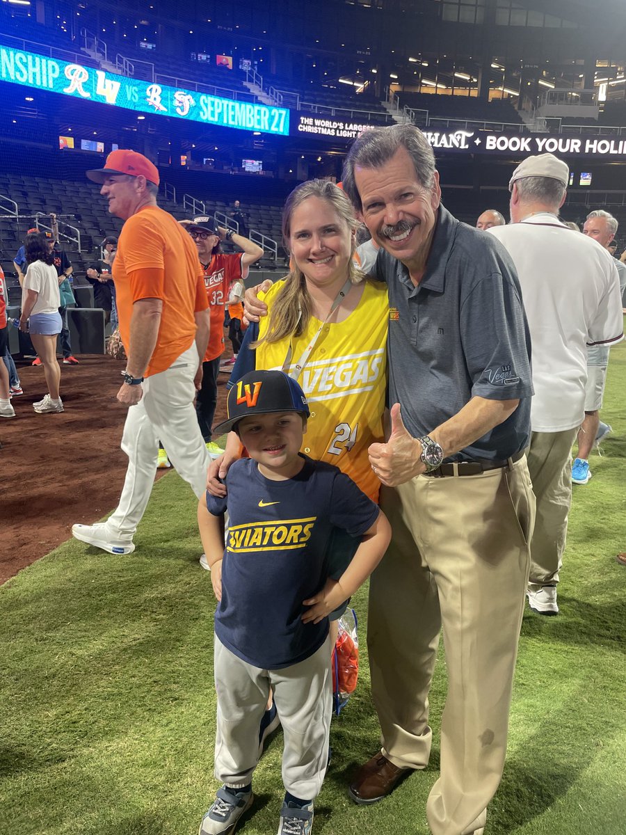 RussLanger's tweet photo. Last night, Las Vegas won its first Pacific League Championship since 1988. How long ago was that? Think 52 cents a gallon for gas, and no internet.
So proud to serve as the director of broadcasting for this magnificent organization! https://t.co/xl9gw7koqm