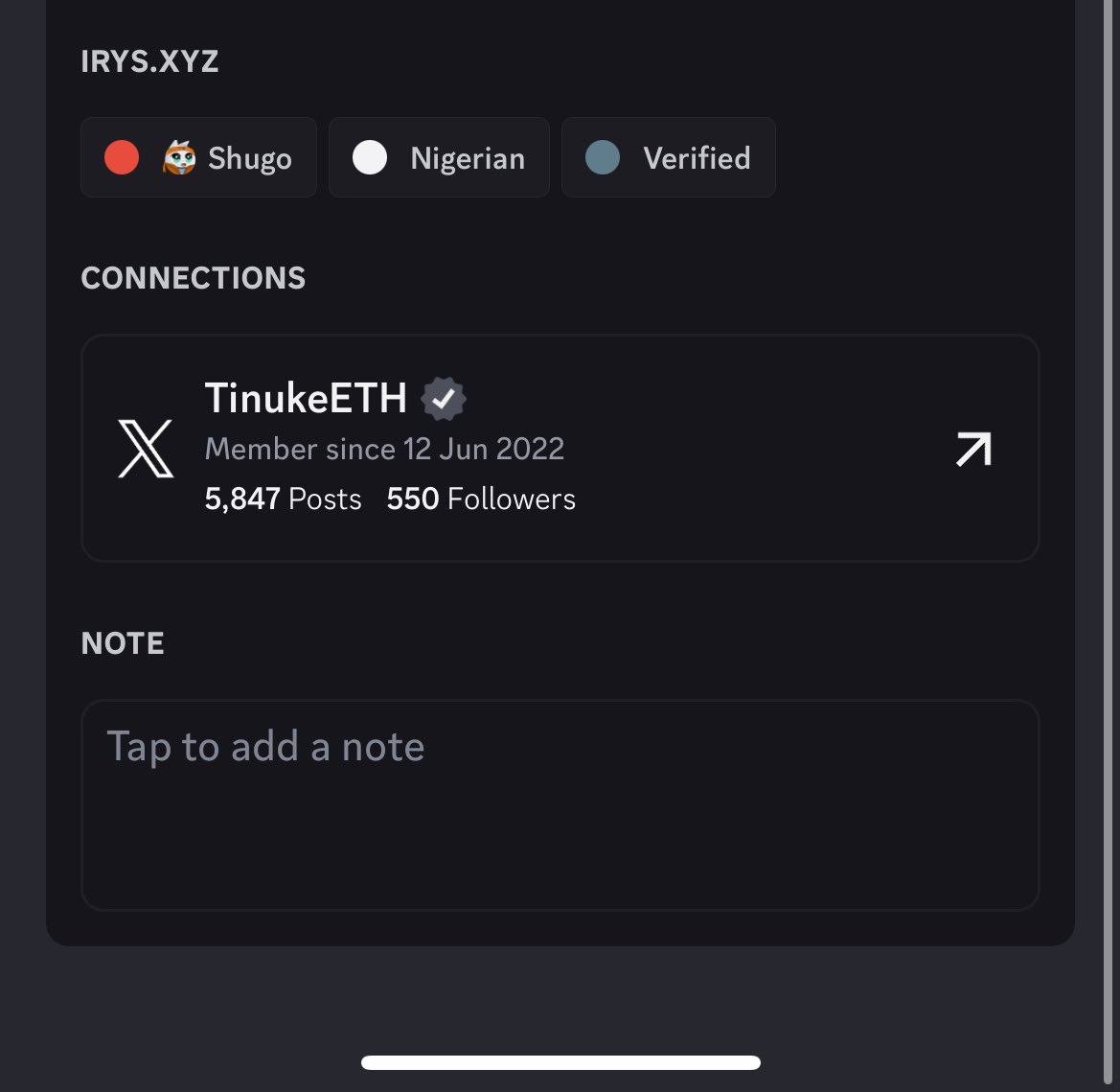 Tee🦋❤️ (@tinukeeth) on Twitter photo Finally got the shugo role on <a href="/irys_xyz/">Irys (✧ᴗ✧)</a> discord,
Next up is Senshi and to see myself on the 3M & 6M board.
Hirys🩵 Finally got the shugo role on <a href="/irys_xyz/">Irys (✧ᴗ✧)</a> discord,
Next up is Senshi and to see myself on the 3M & 6M board.
Hirys🩵