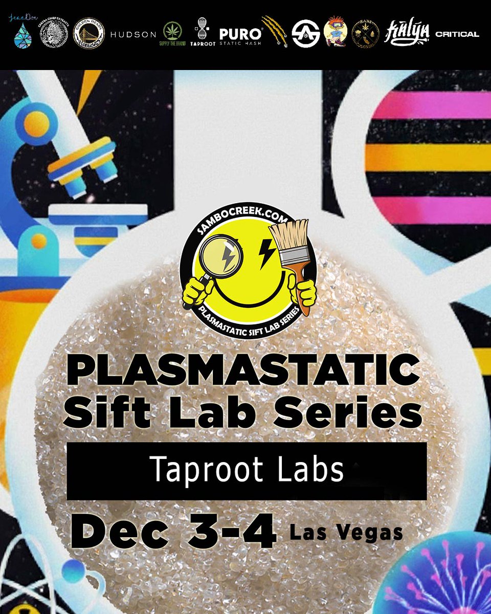 Ready to level up your craft?
Join us at the PlasmaStatic Sift Lab Series in Las Vegas this Dec 3–4.
Learn Static Sift with the OGs and explore the innovative products you can create with it.

 Limited spots. Don’t miss out.
hashtag#PlasmaStatic hashtag#SiftLabSeries hashtag#LasV